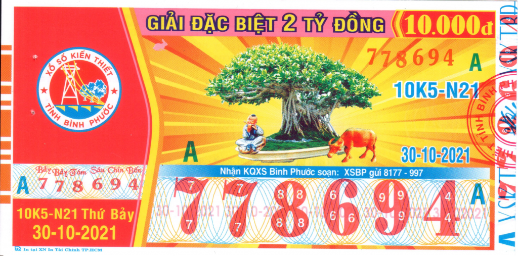 Mẫu Vé Đổi Số Trúng Thứ 7 – 30/10/2021 3 doi so trung