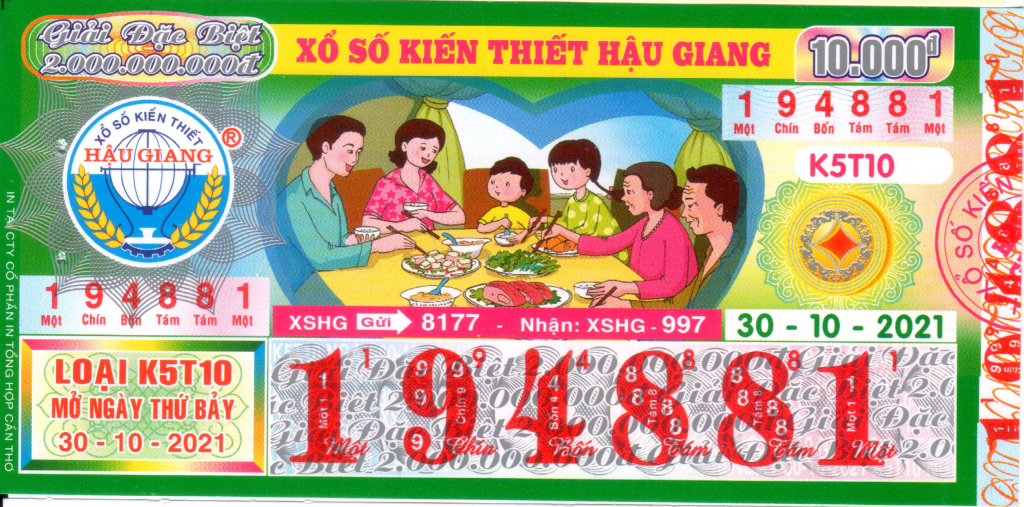Mẫu Vé Đổi Số Trúng Thứ 7 – 30/10/2021 4 Đổi vé số