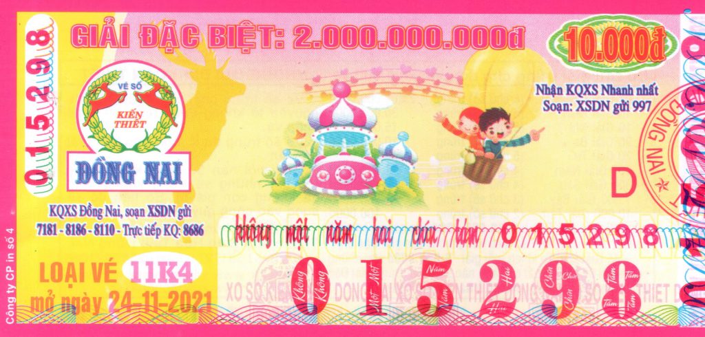 Mẫu Vé Đổi Số Trúng Thứ 4 – 24/11/2021 1 dn 24 11 2021