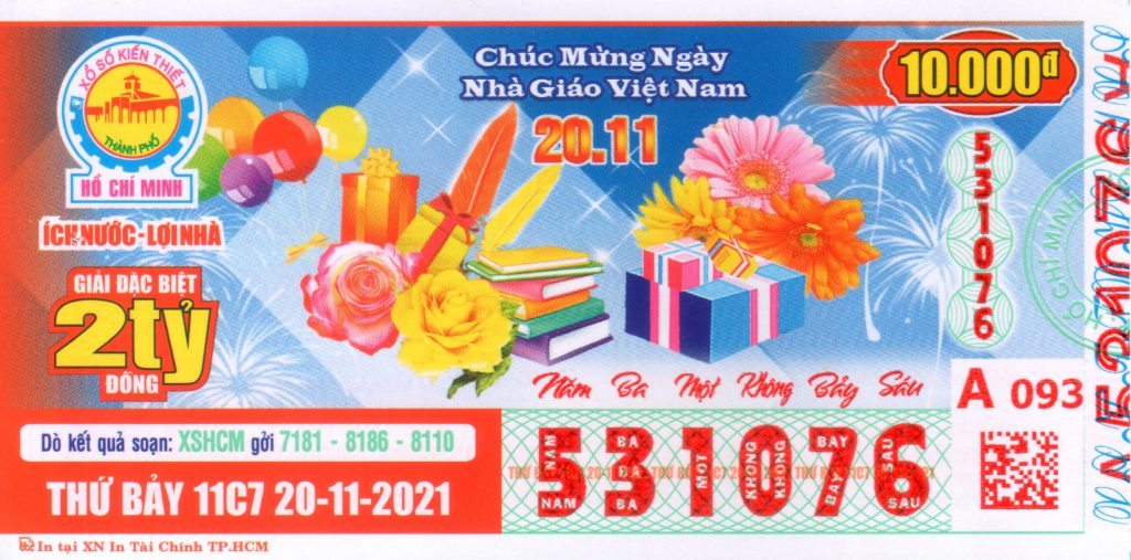 Mẫu Vé Đổi Số Trúng Thứ 7 – 20/11/2021 1 hcm 20 11 20211