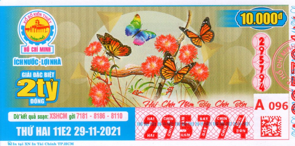 Mẫu Vé Đổi Số Trúng Thứ 2 – 29/11/2021 1 hcm 29 11 2021