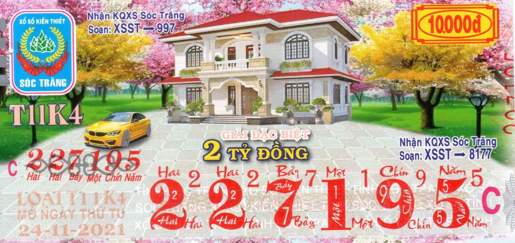 Mẫu Vé Đổi Số Trúng Thứ 4 – 24/11/2021 3 st 24 11 2021
