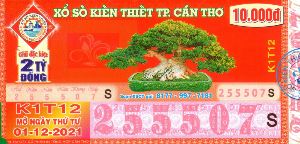 Mẫu Vé Đổi Số Trúng Thứ 4 – 01/12/2021 2 CT 01 12 2021